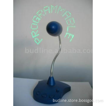 USB Self-Programmable Message Mini Fan